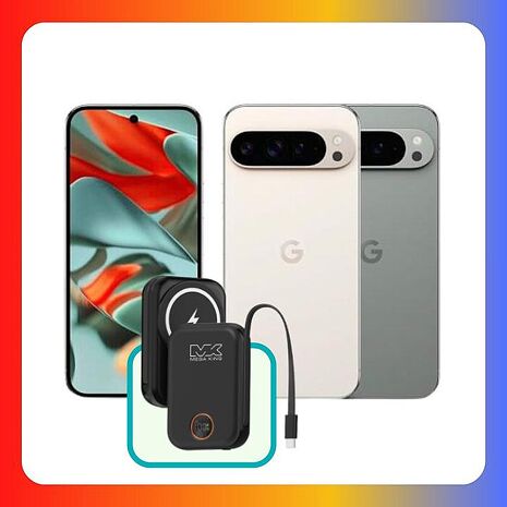 Google Pixel 9 Pro (16G/128G) 6.3 吋旗艦 AI 手機 (認證福利品)加贈MK10000行動電源