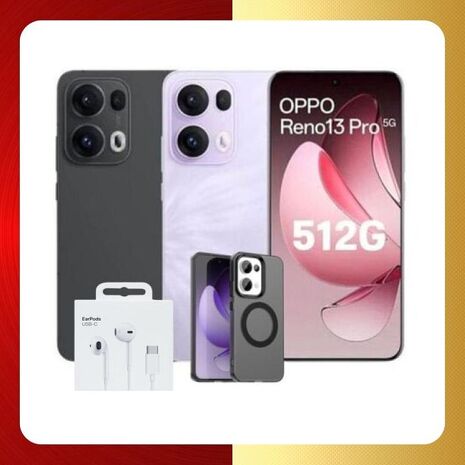 OPPO Reno13 Pro 5G (12G/512G) 旗艦級 AI手機 (原廠認證福利品) ▼贈線控耳機+軍規磁吸殼
