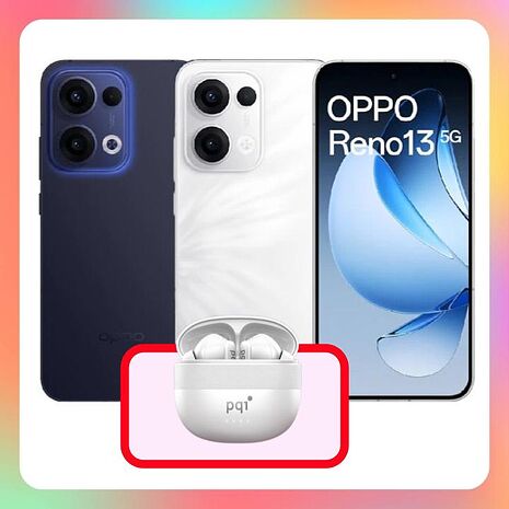 OPPO Reno13 5G (12G/256G) 6.59 吋 AI 智慧手機 (原廠認證福利品)加贈降噪藍芽耳機