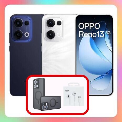OPPO Reno13 5G (12G/256G) 6.59 吋 AI 智慧手機 (原廠認證福利品)加贈強磁吸軍規保護殼+線控通話耳機