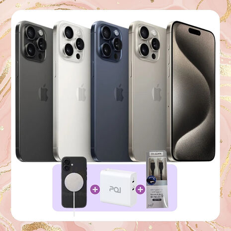 【福利品】Apple iPhone 15 Pro 256G (品況佳/保固6個月/附檢測證明) ▼贈磁吸殼+快充線+36W快充