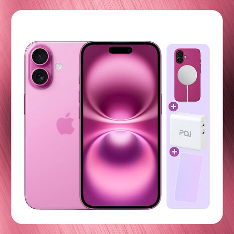 Apple iPhone 16 Plus 128G 粉紅色 (優質福利品)▼贈磁吸保護殼+螢幕保貼+36W快充