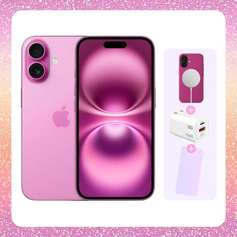 Apple iPhone 16 Plus 128G 粉紅色 (優質福利品)▼贈磁吸保護殼+螢幕保貼+35W快充