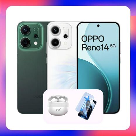 OPPO Reno14 5G (12G/256G) AI 影像手機 (原廠認證福利品) ▼贈藍芽耳機+抗藍光保貼