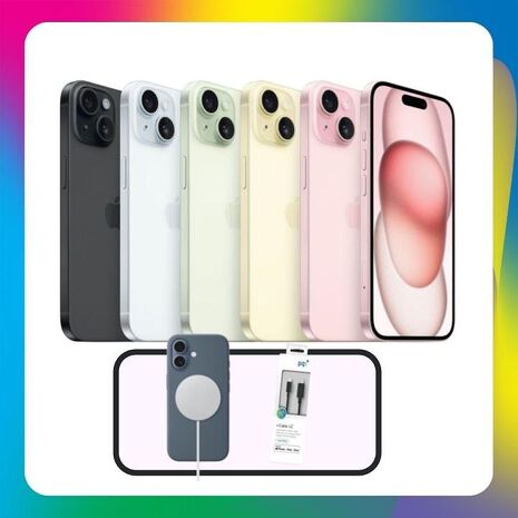 Apple iPhone 15 128G (品況佳/保固6個月/附專業檢測證明) ▼贈磁吸殼+快充線【福利品】
