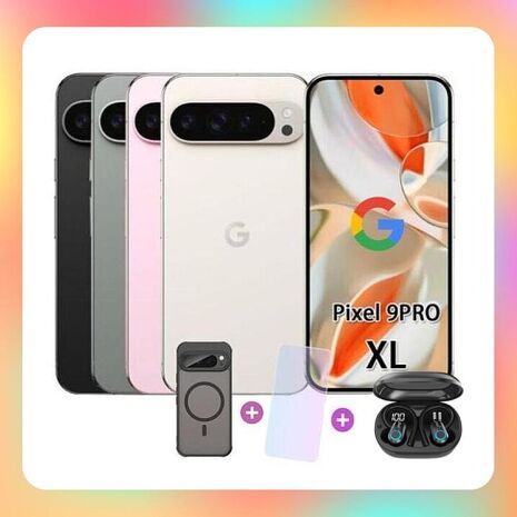 Google Pixel 9 Pro XL (16G/256G) AI 防水手機 (優質福利品) 贈軍規磁吸殼+藍芽耳機+防刮保貼
