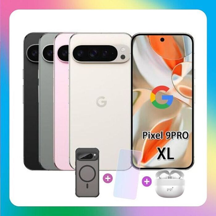Google Pixel 9 Pro XL (16G/256G) AI 防水手機 (認證優質福利品) 贈軍規磁吸殼+藍芽耳機+防刮保貼