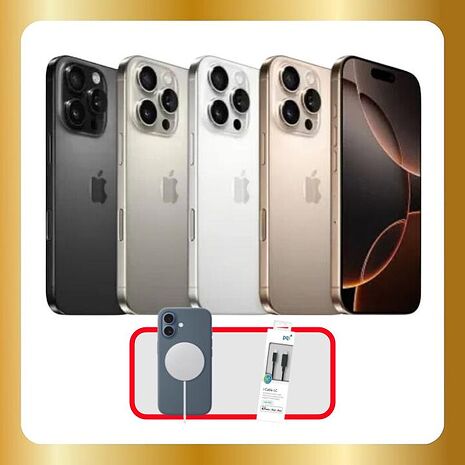 Apple iPhone 16 Pro 128G (品況佳/附國際檢測認證單) ▼贈官方同款磁吸殼+速充線【福利品】