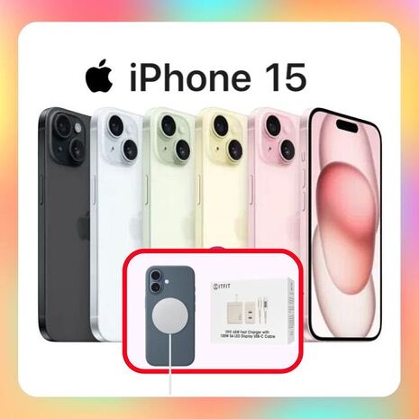 Apple iPhone 15 128G▼贈官方款磁吸殼+45W快充組【原廠活動超新福利品】