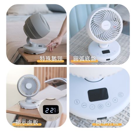 日本KOIZUMI 鵝頸颶風循環扇 KCF-G541