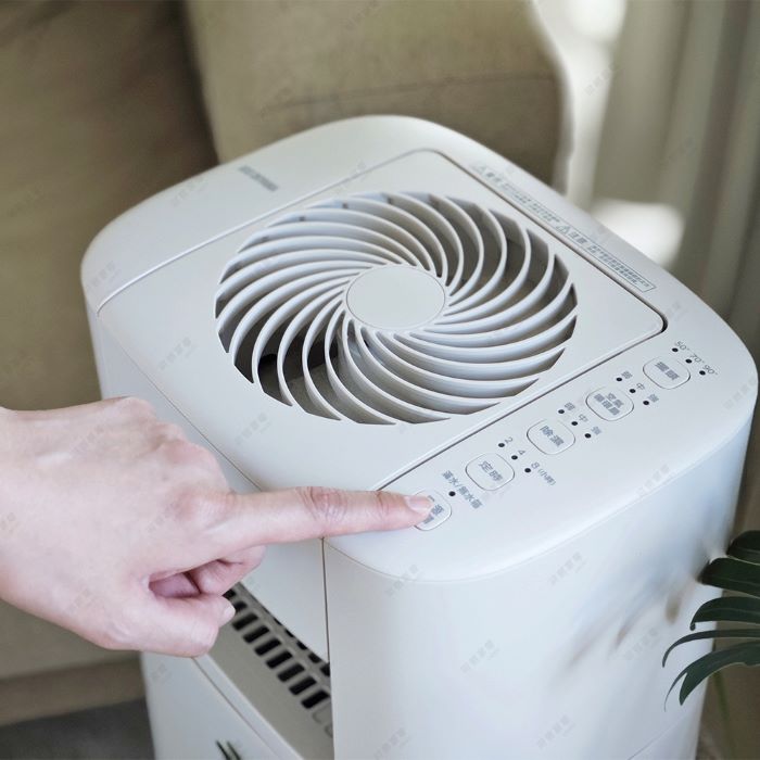 日本IRIS OHYAMA  快速乾衣 x 強力除濕│循環衣物乾燥除濕機 DDC-60-I象牙白