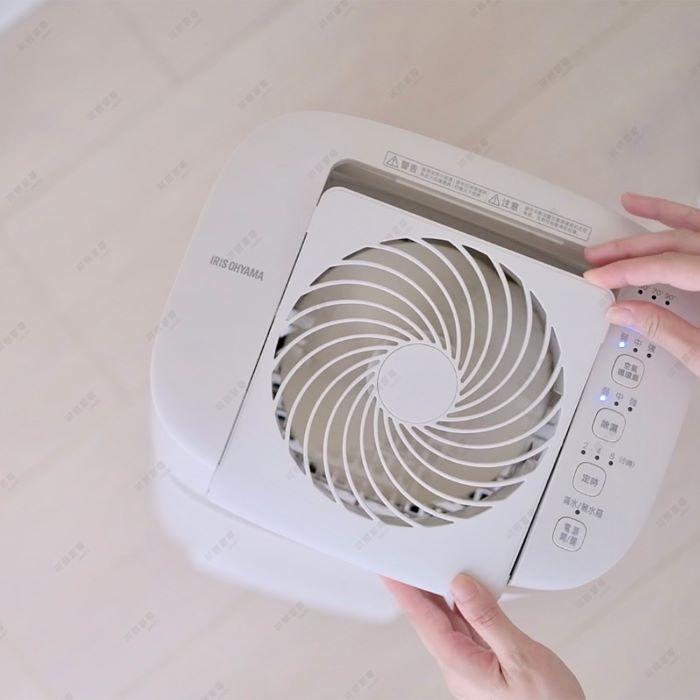 日本IRIS OHYAMA  快速乾衣 x 強力除濕│循環衣物乾燥除濕機 DDC-60-I象牙白