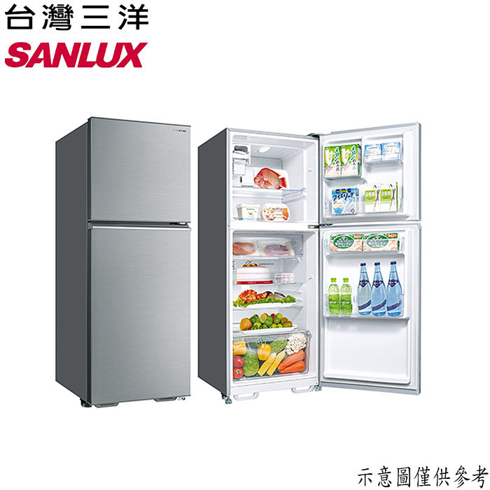 Sanlux台灣三洋321公升1級能效雙門冰箱sr C321b1b 冰箱特賣 家電 影音 Myfone購物