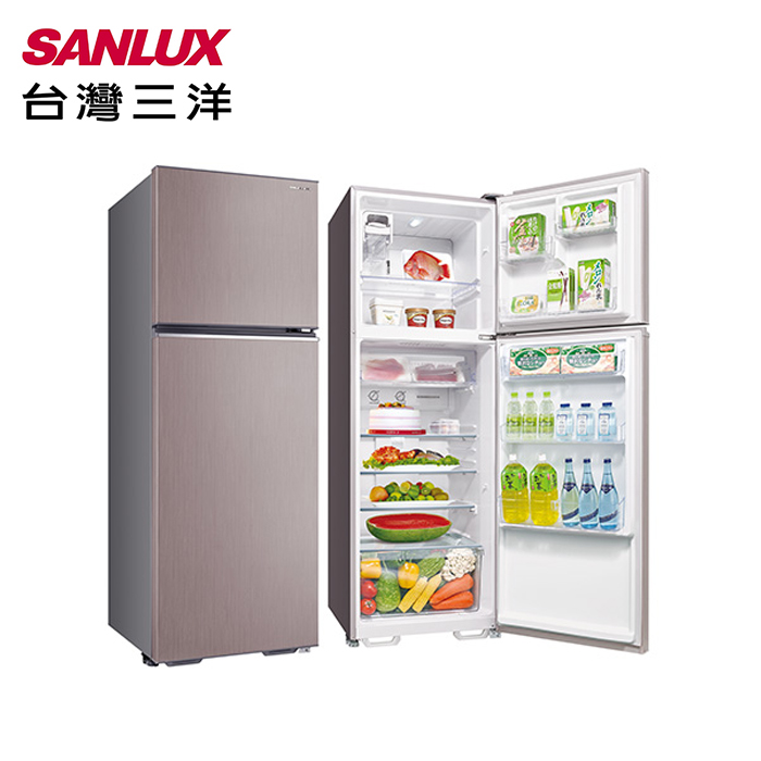 SANLUX台灣三洋 380公升1級能效變頻雙門冰箱 SR-C380BV1B