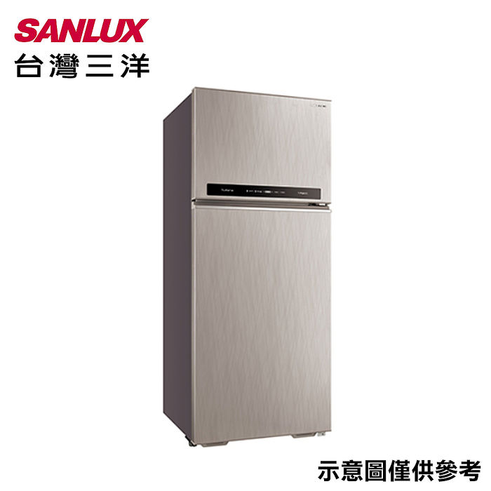 SANLUX台灣三洋 480公升1級能效變頻雙門冰箱 SR-C480BV1A