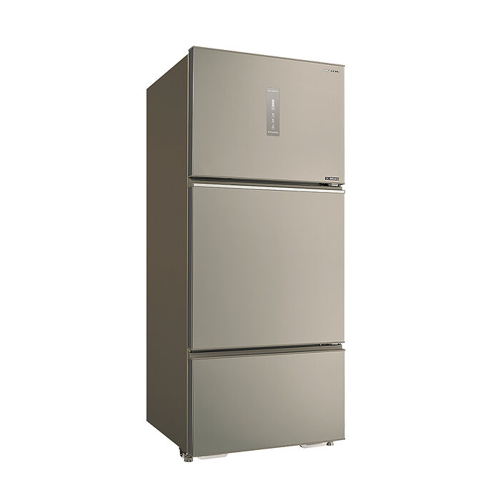 SANLUX台灣三洋 580公升一級能效變頻三門冰箱 SR-V580C (C)雅緻金