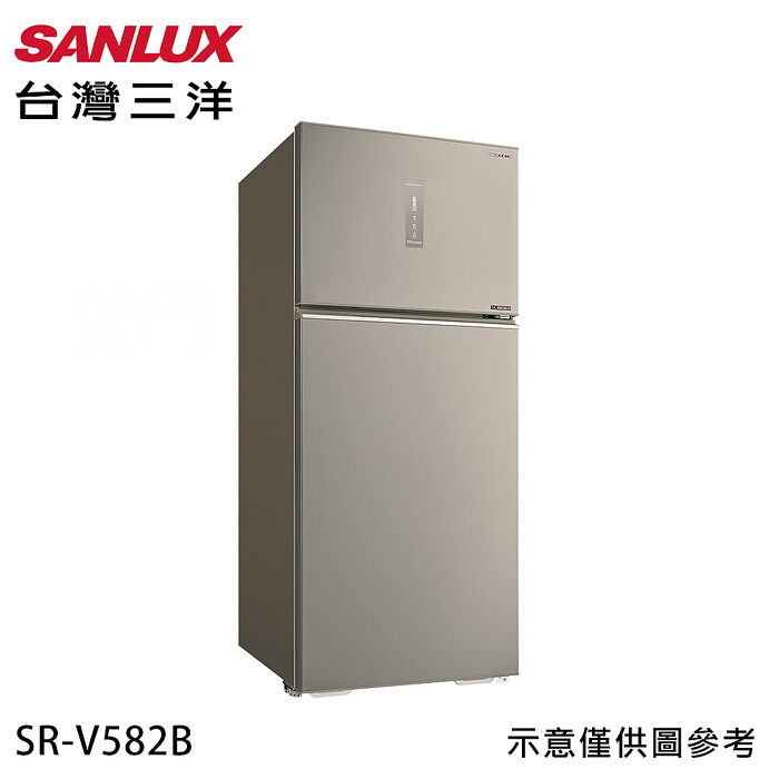 SANLUX台灣三洋 535公升一級能效變頻雙門電冰箱 SR-V532B【加碼送】