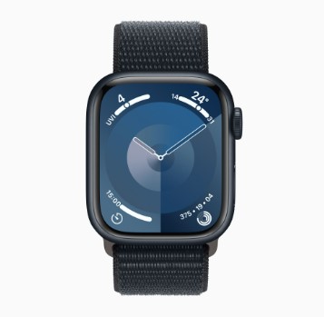 Apple Watch SE(2023) GPS版 40mm午夜色鋁金屬錶殼配午夜色運動型錶環(MRE03TA/A)