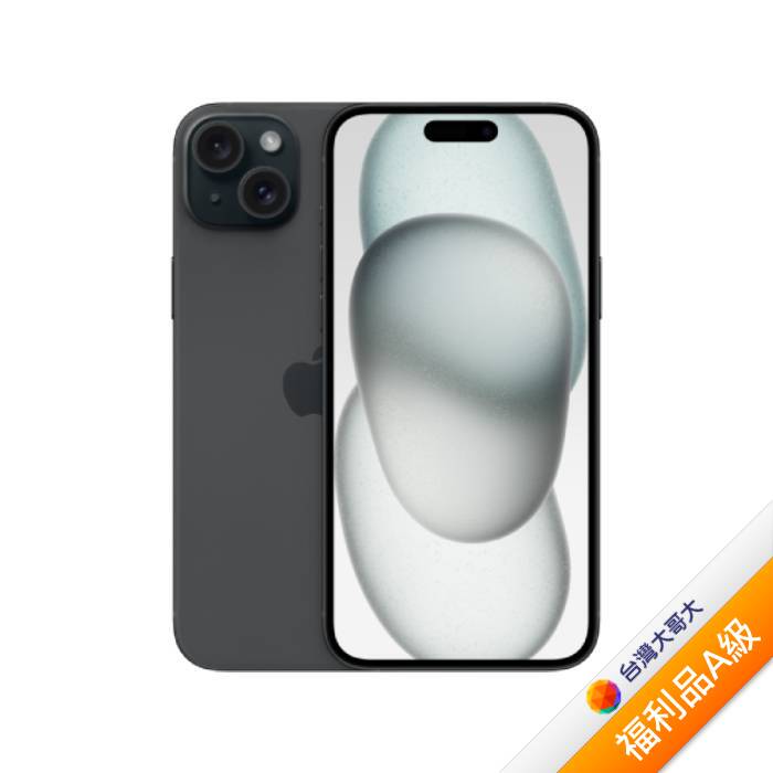 APPLE iPhone 15 Plus 256G (黑)(5G)【拆封福利品A級】