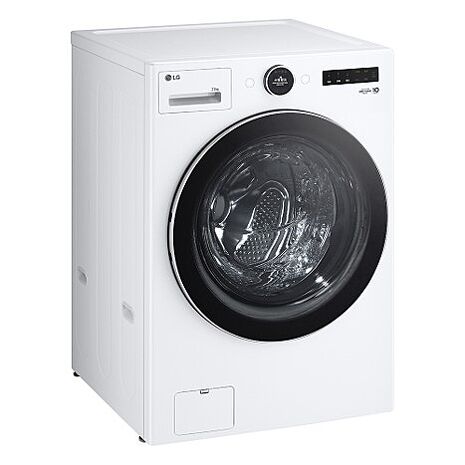 LG 樂金 22公斤滾筒洗衣機 冰瓷白 AI DD™ 蒸洗脫 WD-S22FW 含基本定位安裝【限時優惠】