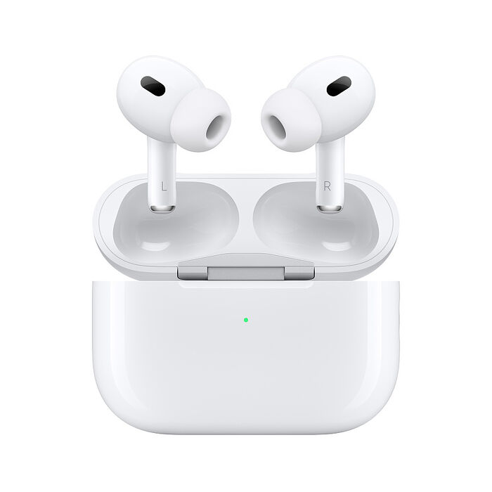 Apple原廠AirPods Pro(2nd Gen)無線耳機 MagSafe充電盒(USB-C)(MTJV3TA/A)-白【福利品A級】