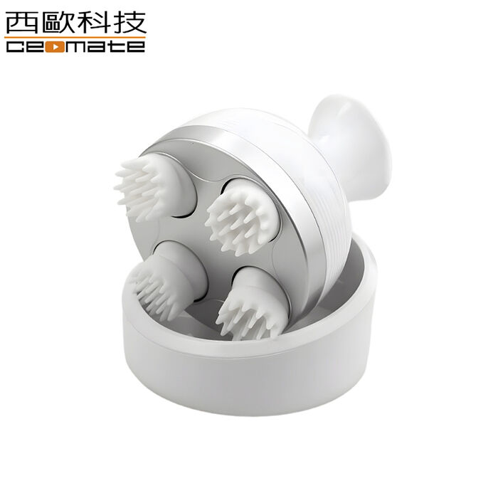 西歐科技 液晶頭部按摩儀CME-BR8852贈飛利浦便攜式電動牙刷 HY1200綠色