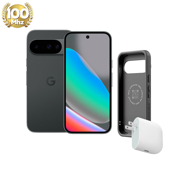 Google Pixel 10 12G/128G-曜石黑-犀牛盾手機殼+45W充電器