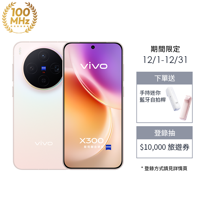 vivo X300_12G/256G-(晨曦粉)(5G)