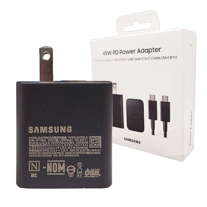 SAMSUNG 三星 45W Type C 快充組(單孔 Type C) T4510 原廠公司貨