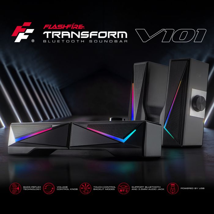 Flashfire V101 電競變形藍芽喇叭 FlashFire Transform soundbar BT