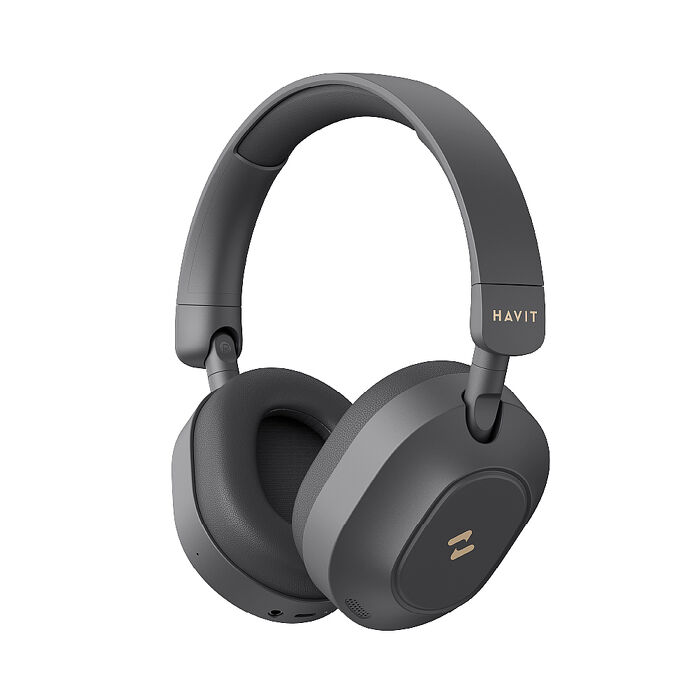 【Havit 海威特】H668BT 長續航靜界ANC藍牙耳罩式耳機 黑色