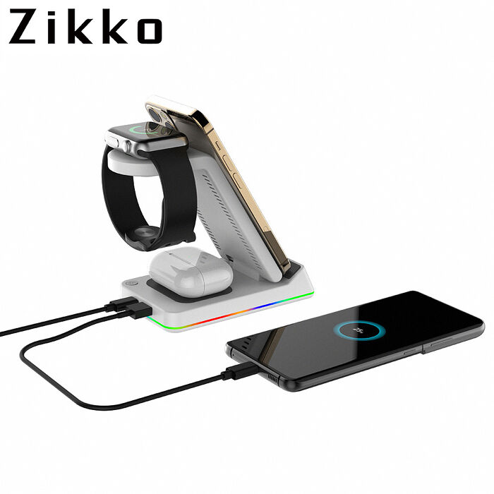 【Zikko】7合1 無線充電座 / ZK01