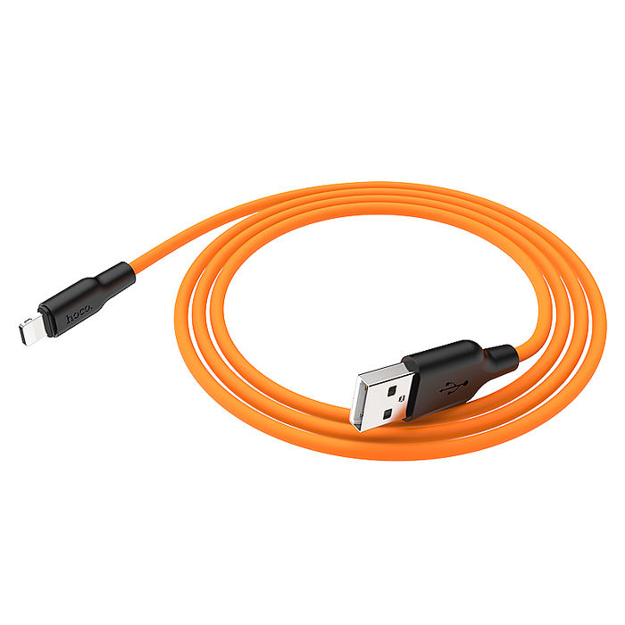hoco. 浩酷 X21 Plus Lightning 矽膠充電數據線 充電線 傳輸線 Apple 蘋果 iPhone