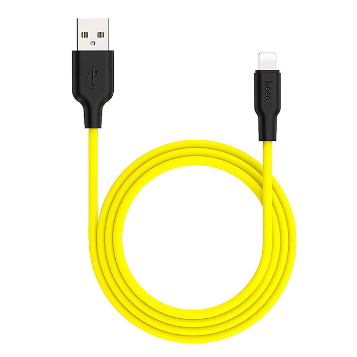 hoco. 浩酷 X21 Plus Lightning 矽膠充電數據線 充電線 傳輸線 Apple 蘋果 iPhone