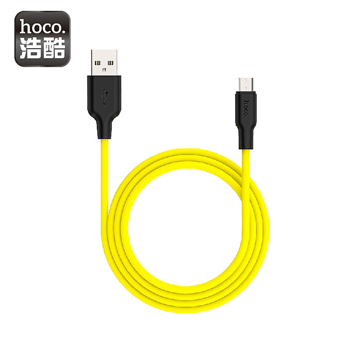 hoco. 浩酷 X21 Plus Micro 矽膠充電數據線 充電線 傳輸線 USB 三星 ASUS 安卓充電線 Android