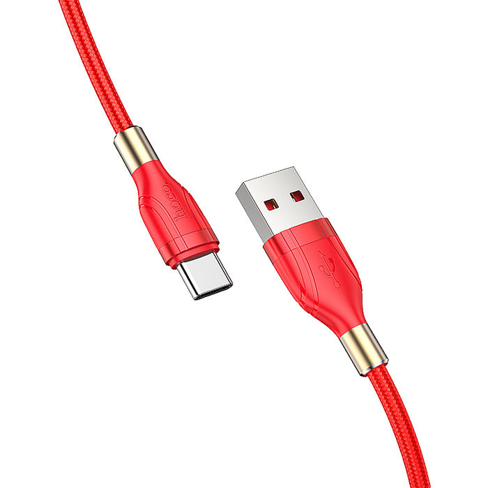 【2入組】hoco. 浩酷 U92 Type-C 金領充電數據線 充電線 傳輸線 安卓 Android / sony