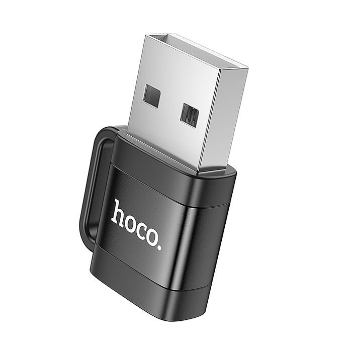 hoco. 浩酷UA31D USB公轉Type-C母USB2.0轉接頭  傳輸 安卓 Android / IP15以上手機/三星