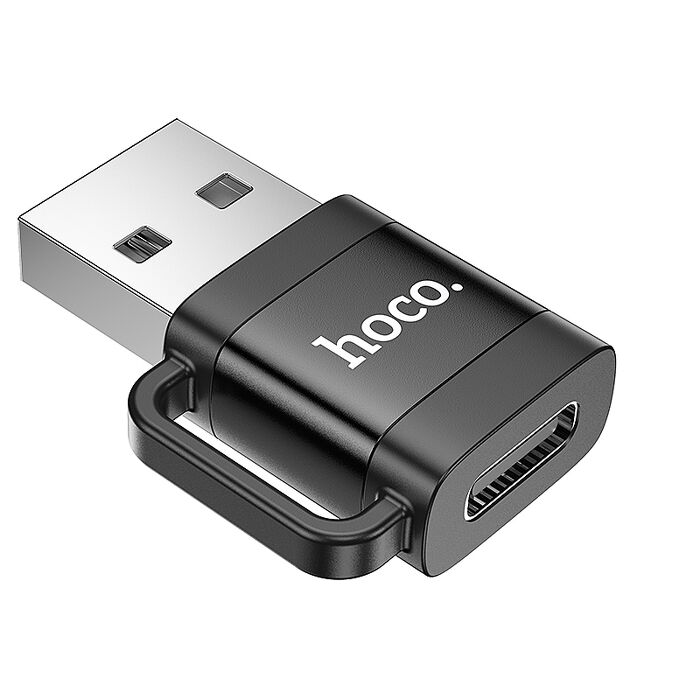 hoco. 浩酷UA31D USB公轉Type-C母USB2.0轉接頭  傳輸 安卓 Android / IP15以上手機/三星