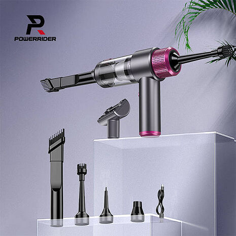 PowerRider LT-135 吸吹兩用手持迷你強力吸塵器 大吸力無線吸塵器 吸塵小鋼炮 無線手持式車用吸塵器