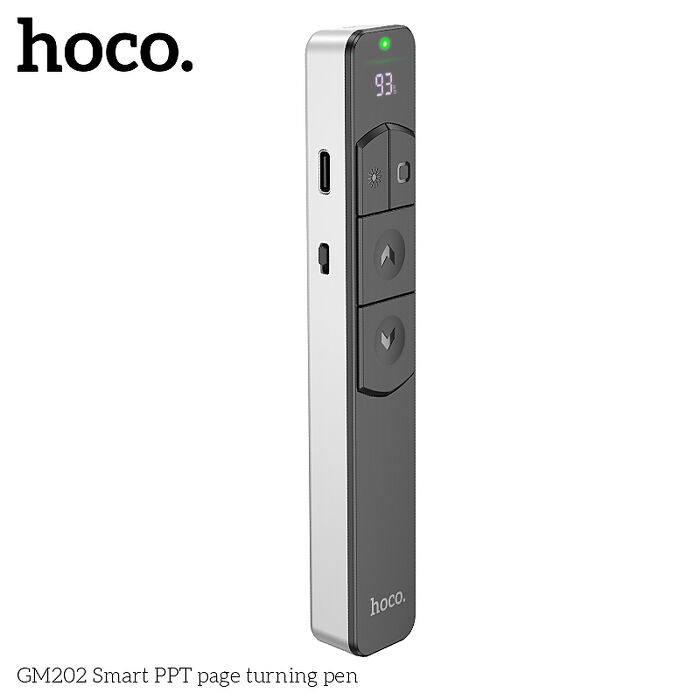 hoco. 浩酷GM202 靈動PPT翻頁筆 簡報筆 紅外線簡報筆 投影筆 翻頁筆 報告筆 隨插即用 簡報激光簡報筆  商務簡報筆