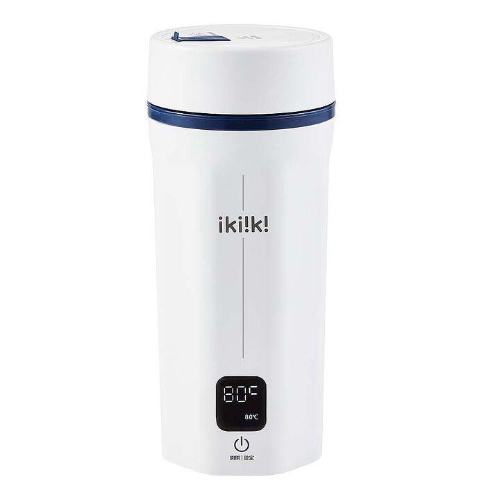 ikiiki伊崎 國際電壓隨行快煮杯 白/綠