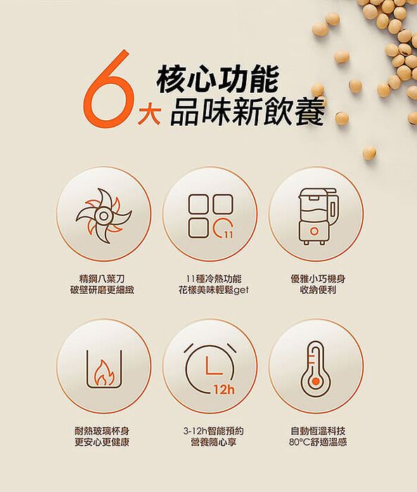 【Joyoung九陽】多功能冷熱調理機 豆漿機 L12M-Y4W