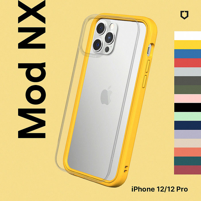 RHINOSHIELD 犀牛盾 iPhone 12/12 Pro 6.1吋 Mod NX 邊框背蓋兩用手機保護殼(獨家耐衝擊材料)