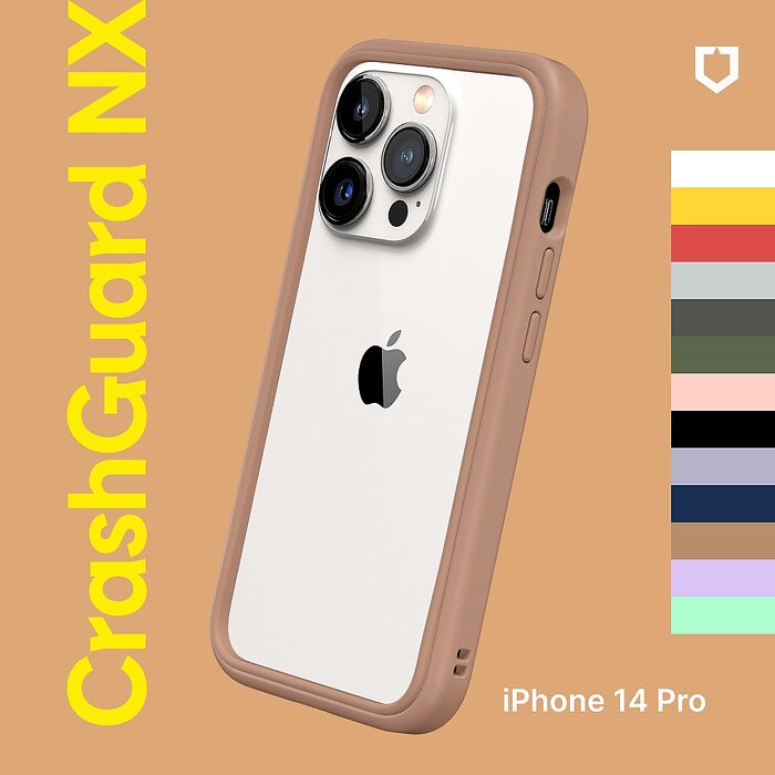 RHINOSHIELD犀牛盾 iPhone 14 Pro 6.1吋 CrashGuard NX 模組化防摔邊框手機保護殼