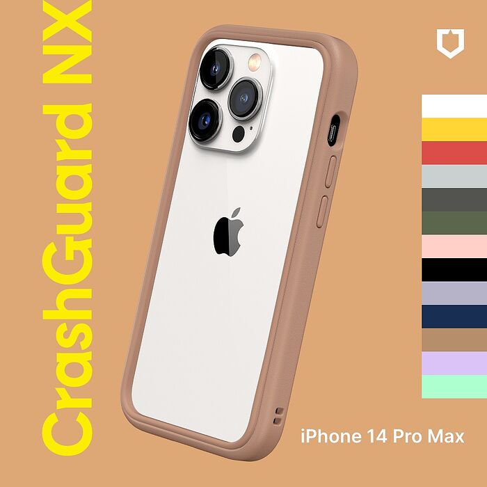 RHINOSHIELD犀牛盾 iPhone 14 Pro Max 6.7吋 CrashGuard NX 模組化防摔邊框手機保護殼