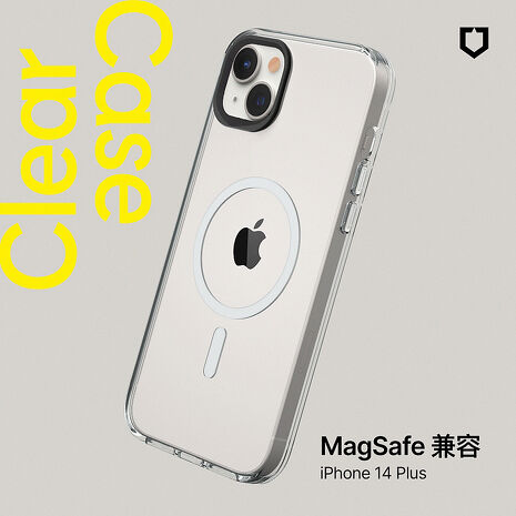 RHINOSHIELD 犀牛盾 iPhone 14/14 Plus/14 Pro/14 Pro Max Clear (MagSafe兼容) 超強磁吸透明防摔手機殼(抗黃終生保固)
