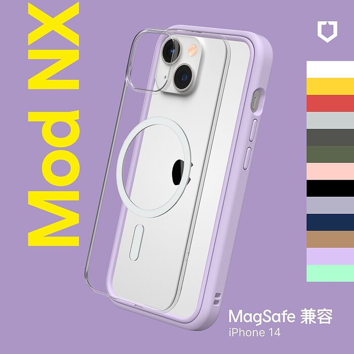 RHINOSHIELD犀牛盾 iPhone 14 6.1吋 Mod NX (MagSafe兼容) 超強磁吸手機保護殼(邊框背蓋兩用手機殼)