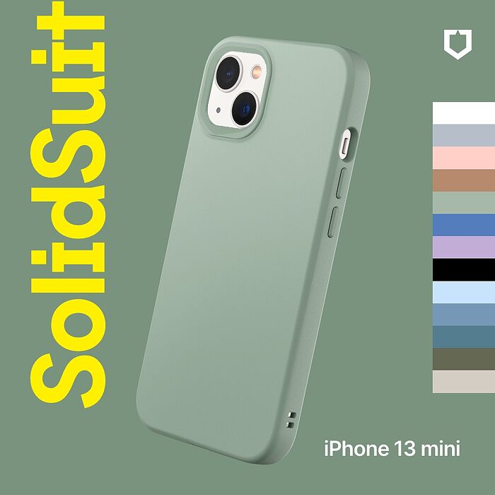 RHINOSHIELD 犀牛盾 iPhone 13 mini 5.4吋 SolidSuit 經典防摔背蓋手機保護殼-經典款