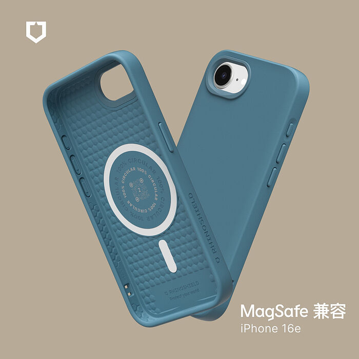 RHINOSHIELD 犀牛盾 iPhone 16e SolidSuit MagSafe兼容 超強磁吸手機保護殼(經典防摔背蓋殼)