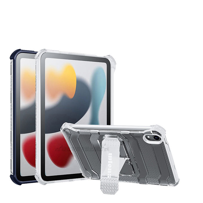 wlons探索者 2021 iPad mini 6 第6代 軍規抗摔耐撞支架保護殼 含筆槽